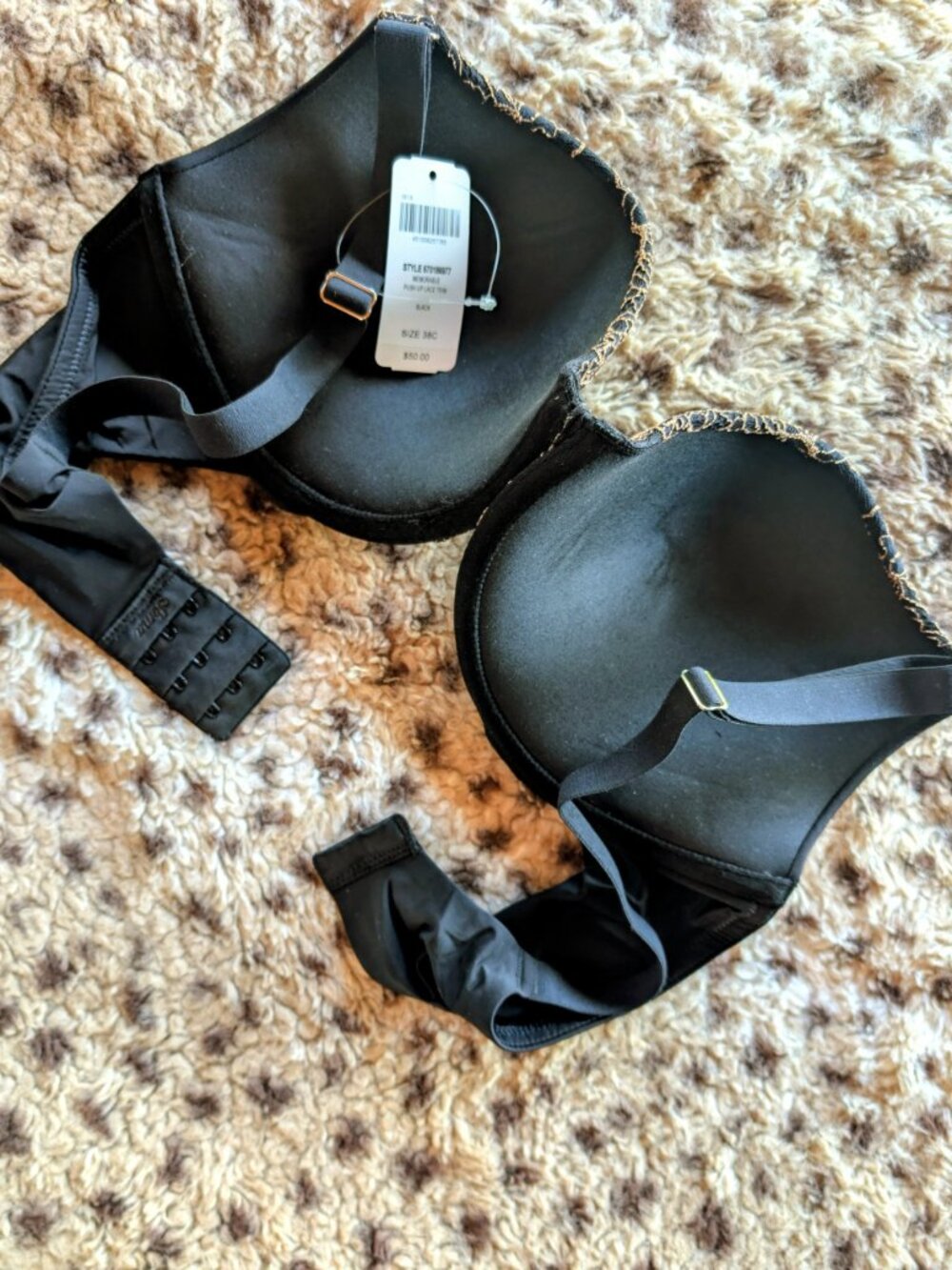 SOMA Memorable Push-Up Lace Trim Bra - Convertable Straps - Size 38C - NWT - Picture 10 of 12